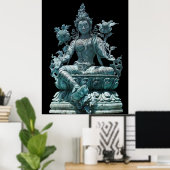 Green Tara Poster (Thuiskantoor)