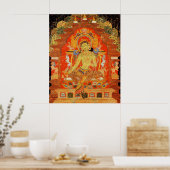 Green Tara Tibetan Goddess Poster (Keuken)