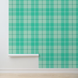 Green Tartan Pset Behang
