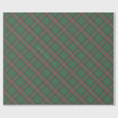 Green Tartan Pset Holiday Cadeaupapier (Vlak)