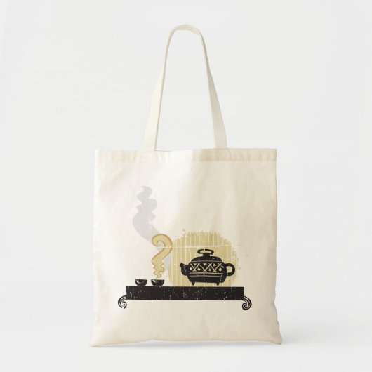 Green Tea Tote Bag (Voorkant)
