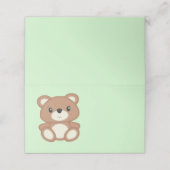 Green Teddy Bear (Buitenkant ongevouwen)