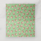 Green Teddy Bear (Binnenkant ongevouwen)