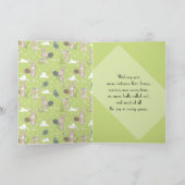 Green tennis bunny 2.0 carte personnalisable (Intérieur)