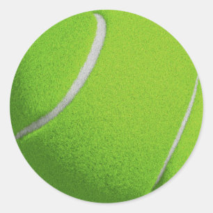 Green Tennis Ronde Sticker