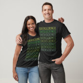 Green Text Data Science T-shirt (Unisex)