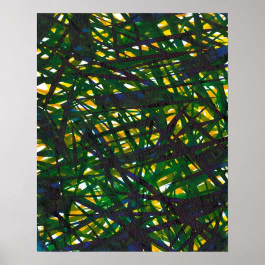 Green Thicket II Poster (Voorkant)