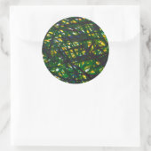 Green Thicket II Ronde Sticker (Tas)