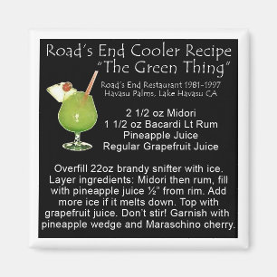 Green Thing Recipe Magneet