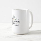 Green Thumb Magic | Urban Gardening Cofee Mug (Devant droit)