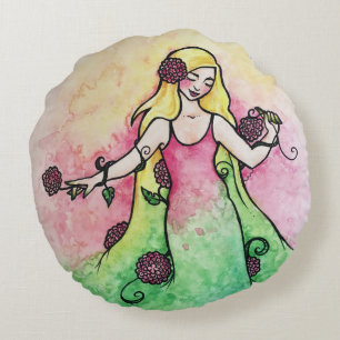 Green Thumb Springtime Rond Kussen