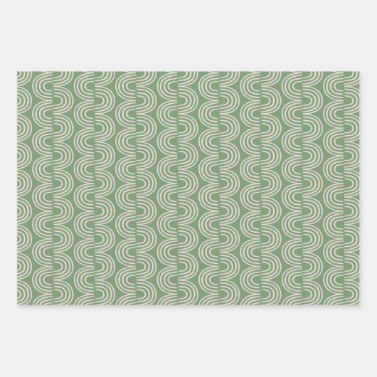 Green Tiger Oerwoud Safari Wrapping Paper Set (Voorkant 2)