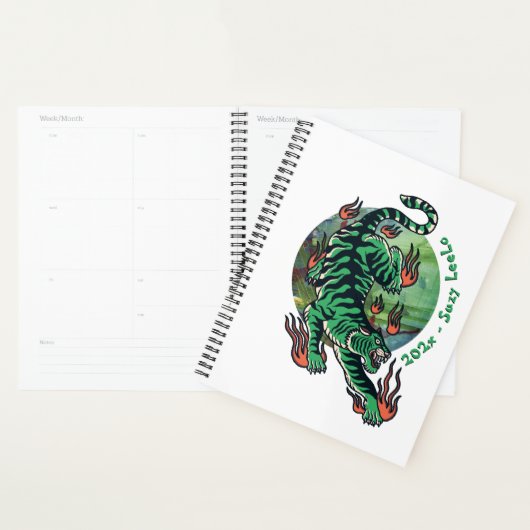 Green Tiger Planner (Display)