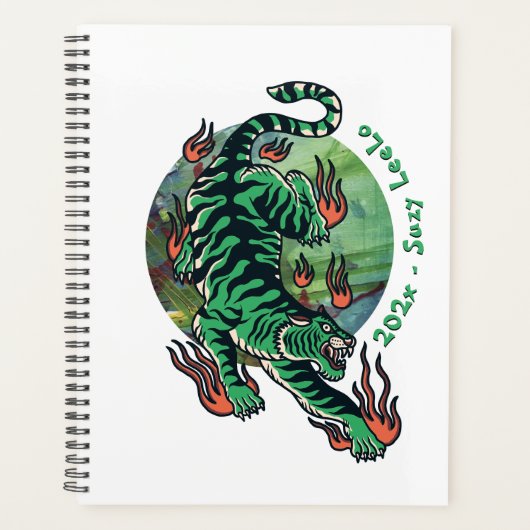 Green Tiger Planner (Voorkant)