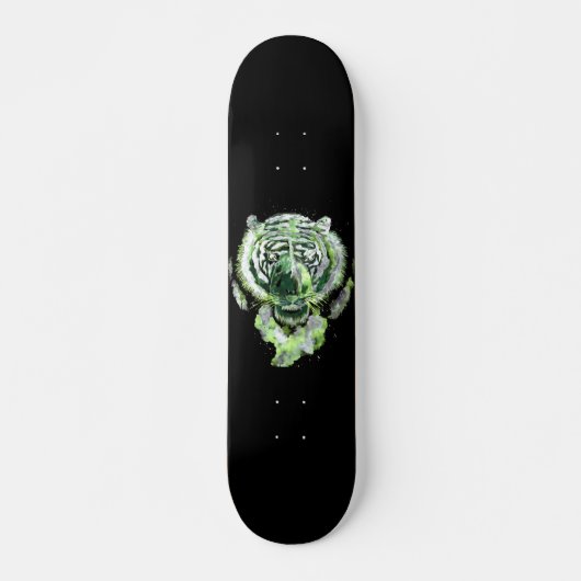 Green Tiger Spirit Skateboard (Voorkant)