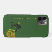 Green Tiger Wild & Free Chinoiserie Chic Case-Mate iPhone Case (Achterkant (horizontaal))