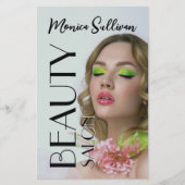 Green tone beauty salon flyer (Voorkant)