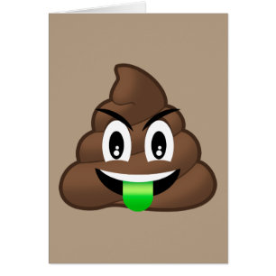 Green Tongue Crazy Poop Emoji