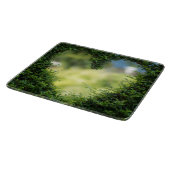 Green Topiary Heart Snijplank (Hoek)