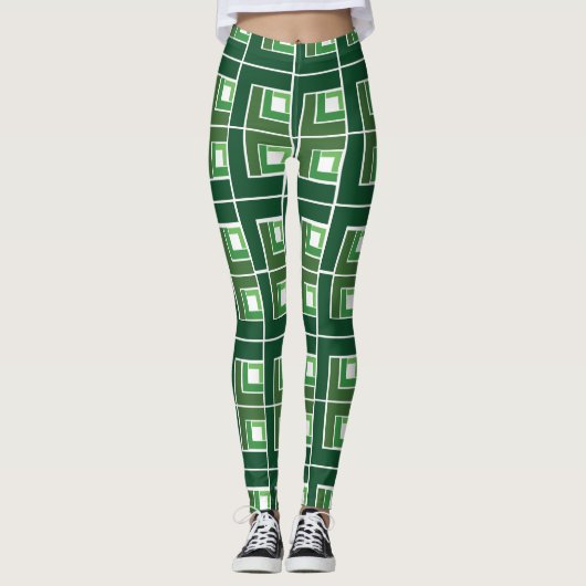 Green Topsy Turvy Leggings (Voorkant)