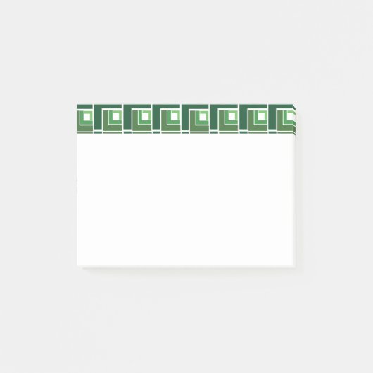 Green Topsy Turvy Post-it® Notes (Voorkant)