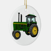Green Tractor Keramisch Ornament (Rechts)