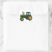 Green Tractor Vierkante Sticker (Tas)