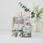 Green Transparency Briefkaart (Staand voorkant)