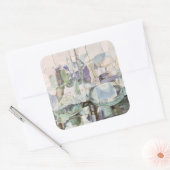 Green Transparency Vierkante Sticker (Envelop)