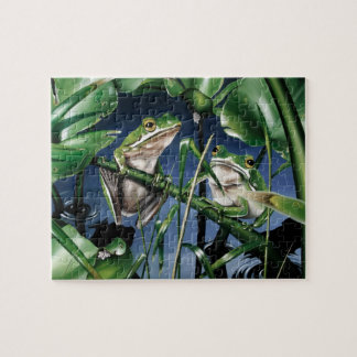 Green Tree Frog Puzzle Legpuzzel