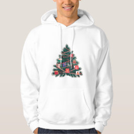 Green Tree Kersttrui Hoodie