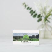 Green Tree Logo | Golfbaan landschap Visitekaartje (Staand voorkant)