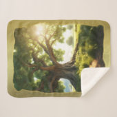 Green Tree Natuur Sherpa Deken (Voorkant (horizontaal))