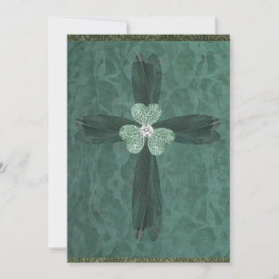 Green Trefoil Cross Kaart