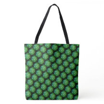 "Green Trellis" schouder Tas