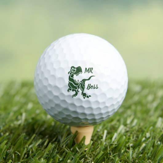 Green Trex de baas Dino Golfballen (Insitu Shirt)