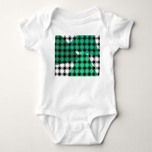 Green Triangle Harlequin Romper