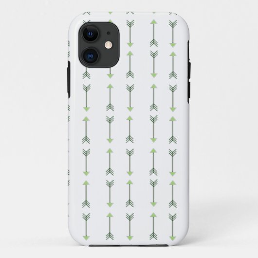 Green Tribal Arrow Pattern Case-Mate iPhone Case (Achterkant)