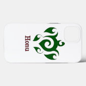 Green Tribal Hawaiian Zee Turtle Case-Mate iPhone Case (Achterkant (horizontaal))
