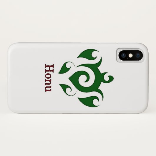 Green Tribal Hawaiian Zee Turtle Case-Mate iPhone Case (Achterkant (horizontaal))