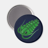 Green Trilobite Magneet (Voorkant / Achterkant)