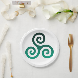 Green Tris Papieren Bordje