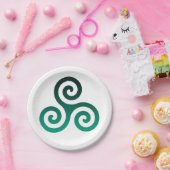 Green Tris Papieren Bordje (Feest)