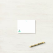 Green Tris Post-it® Notes (Op bureau)