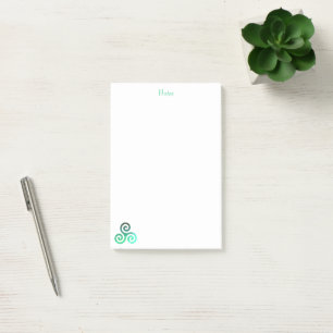 Green Tris Post-it® Notes