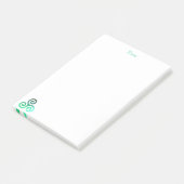 Green Tris Post-it® Notes (Schuin)