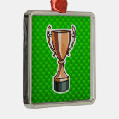 Green Trophy Metalen Ornament (Rechts)