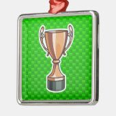 Green Trophy Metalen Ornament (Links)