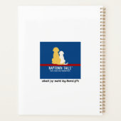 Green Tropical Island Black Dog Planner (Dos)