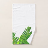 Green Tropical Palm Banana Feuilles (Serviette à main)
